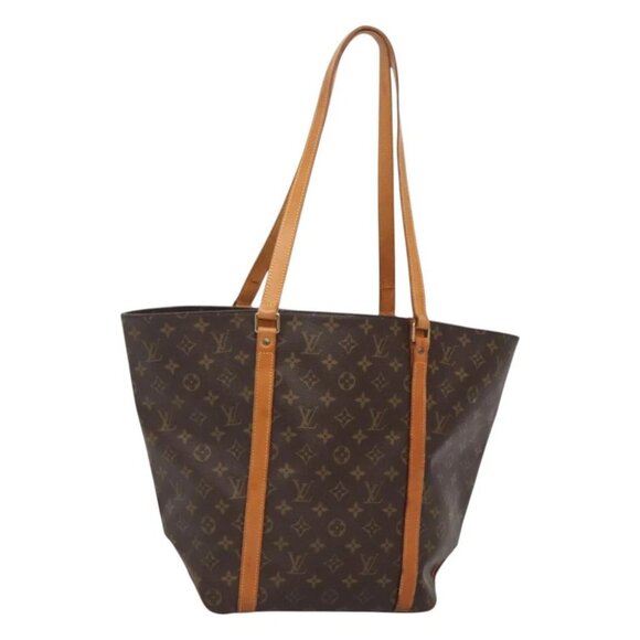 LOUIS VUITTON Monogram Sac Shopping Tote Bag M51108 LV Auth 123056 - Picture 1 of 14